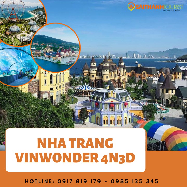 HCM[voucher giấy] TOUR TẾT NHA TRANG - VINWONDER 4N3D