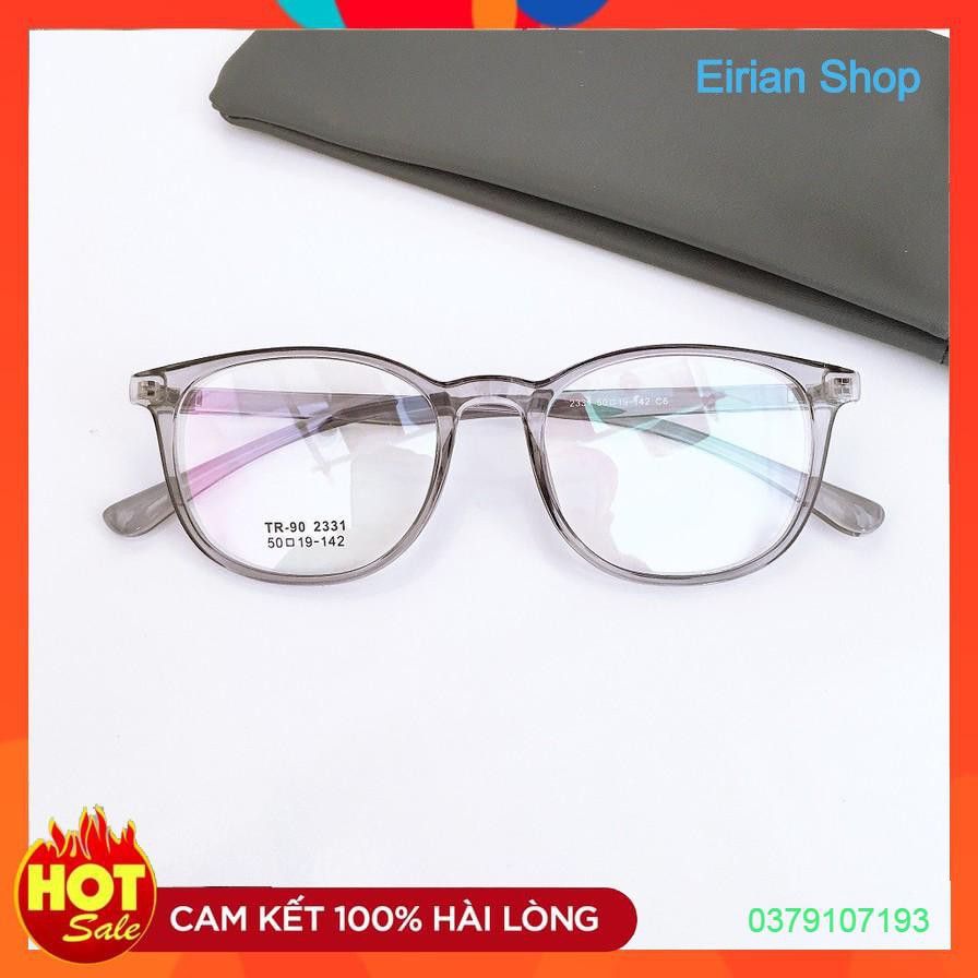 Gọng kính tròn bầu 2331-Nhận cắt mắt cận loạn viễn - Gọng kính thời trang [cam kết bán hàng loại 1]