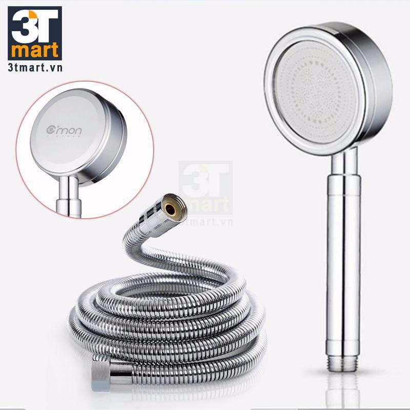 bộ 3 sản phẩm : củ sen tắm nóng lạnh + dây sen inox +bát sen tăng áp