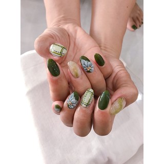 hoa bột nail ( hoa tay )
