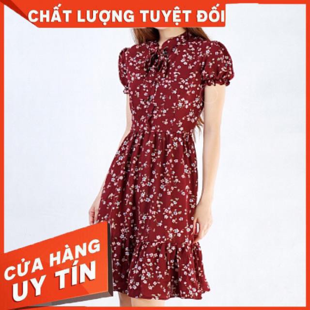 Váy voan hoa 490k
