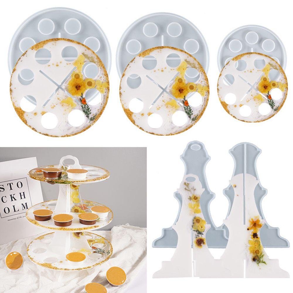 LONTIME Khuôn Làm Khay Tráng Miệng Thủ Công Bằng Nhựa Resin