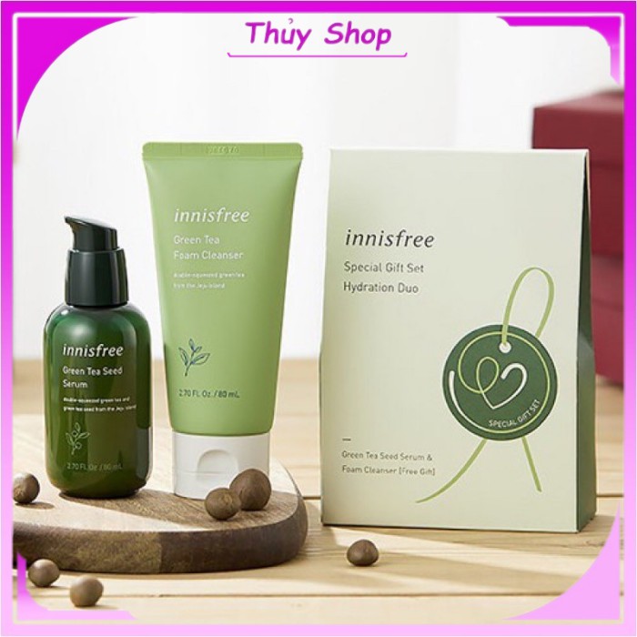 Bộ Dưỡng Serum Trà Xanh Đặc Biệt Innisfree Special Gift Set