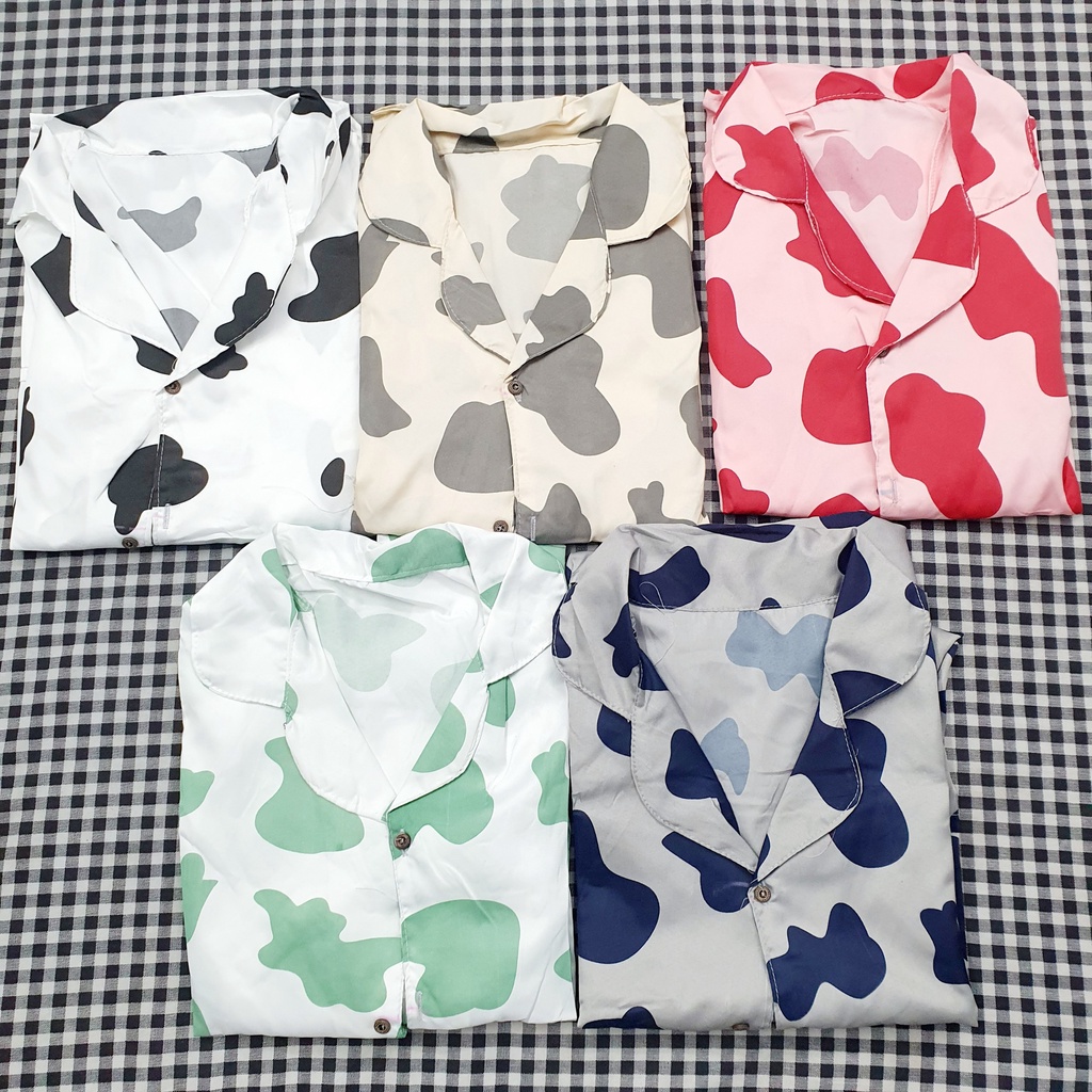 Bộ pijama dài tay chất kate họạt hình siêu xinh bộ ngủ mặc nhà dễ thương CARY | BigBuy360 - bigbuy360.vn