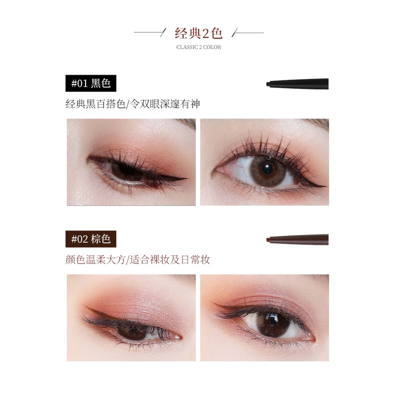 Local Stock Cash on Delivery Cherrylove Bút Kẻ Mắt Dạng Gel GUICAMI Chống Thấm Nước