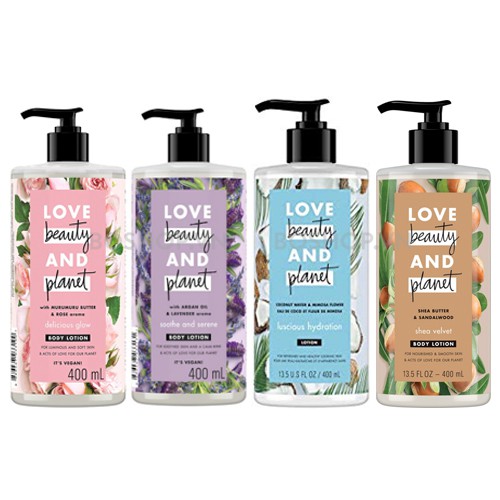 Dưỡng Thể Love Beauty &amp; Planet Body Lotion 400ml