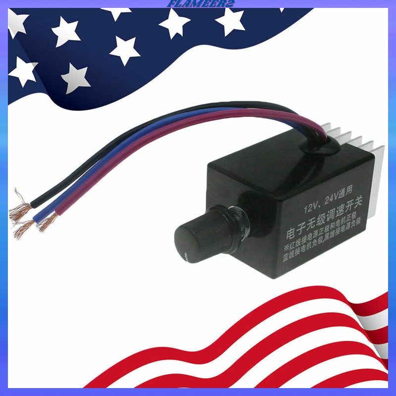 Công tắc điều khiển tốc độ quạt sưởi DC 12V 24V