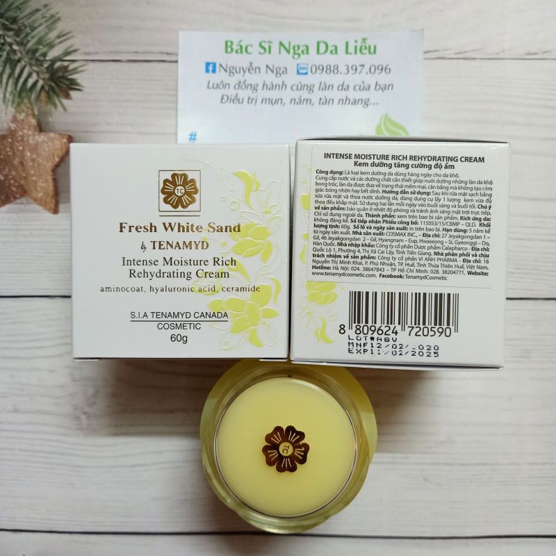 ✅ Kem dưỡng cấp ẩm Tenamyd Fresh White Stand