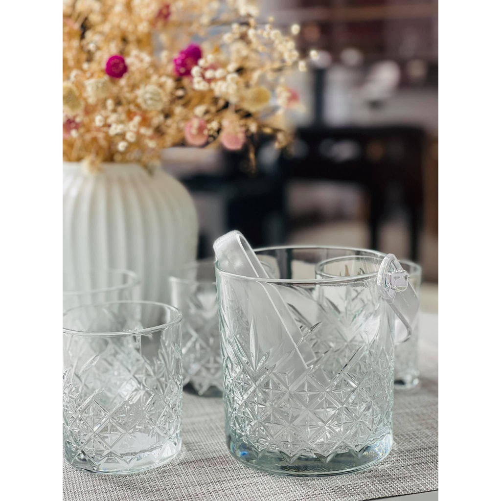 Xô ướp đá thủy tinh Pasabahce Timeless (1000ml)