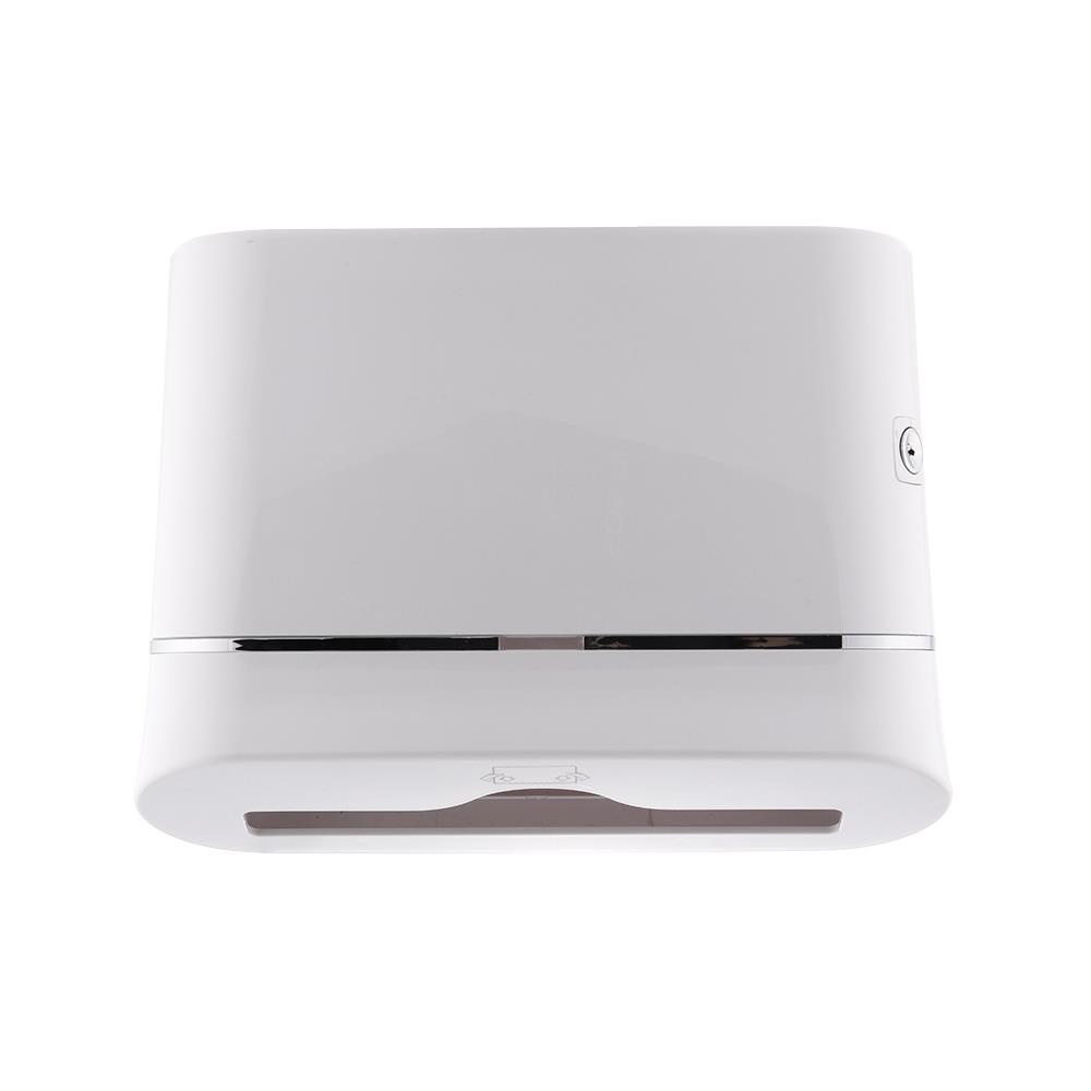 HomeBase MOYA Hộp đựng giấy vệ sinh bằng nhựa HSDE6002 W29.5xD9.5xH24 Cm màu trắng