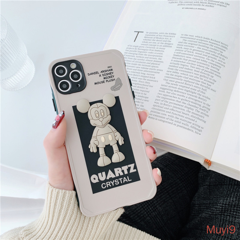 Ốp điện thoại mềm họa tiết mickey cho Iphone 12 11Promax X Xsmax Xr I8 / Se2 7Plus | BigBuy360 - bigbuy360.vn