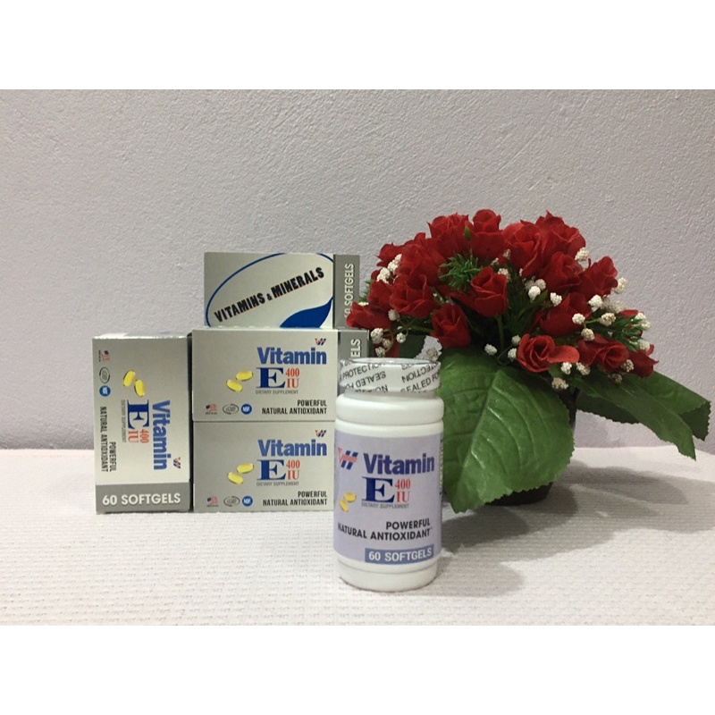 Viên uống Vitamin E VH-vitrum nhập khẩu từ Mỹ hộp