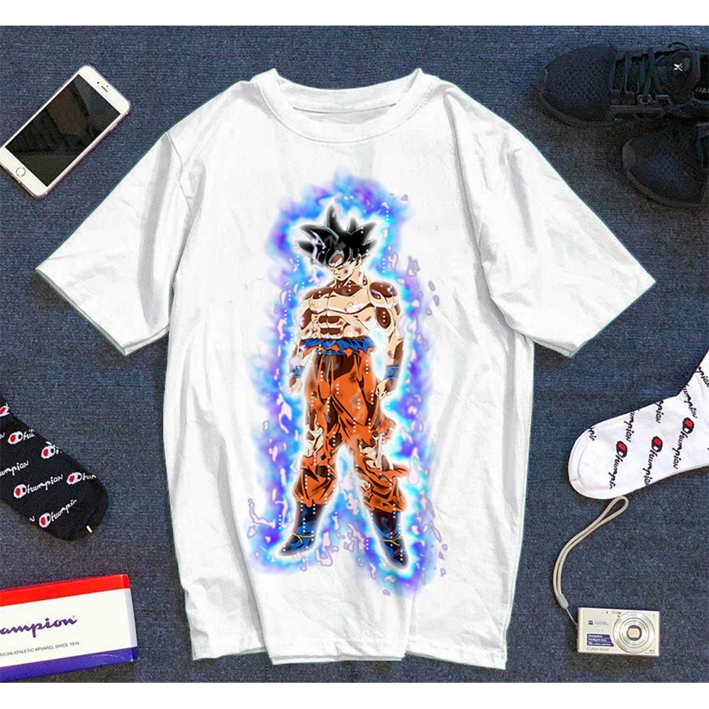 Áo thun Cotton Unisex goku untratic siêu anh hùng