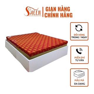 Đệm bông bọc gấm gấp 3 tấm 1mx1m9x5cm cho sinh viên và dân văn phòng