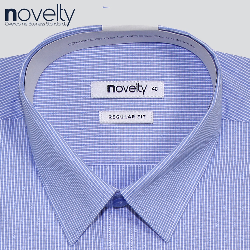 Áo Sơ Mi Nam Novelty Tay Dài Kẻ Sọc Caro Regular fit 212812D