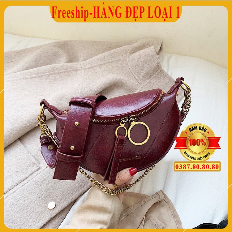 [ Freeship - HÀNG ĐẸP CAO CẤP] Túi bao tử nữ đẹp/ Túi đeo chéo nữ thời trang cao cấp đeo bụng,đeo ngực cực chất