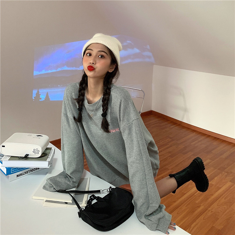 SUXI Áo len dài tay thời trang mùa thu 7 màu tùy chọn cá tính cho nữ