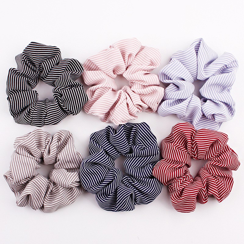 Dây buộc tóc vải đơn giản thanh lịch Scrunchie buộc tóc xinh xắn