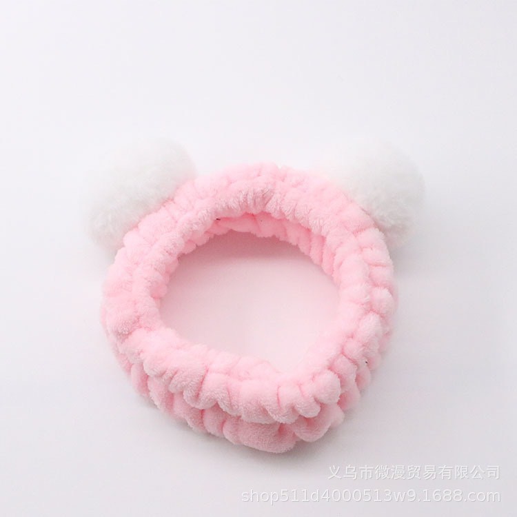 Băng đô Turban Rửa Mặt 3D vải bông siêu mềm mịn 3 màu BD01