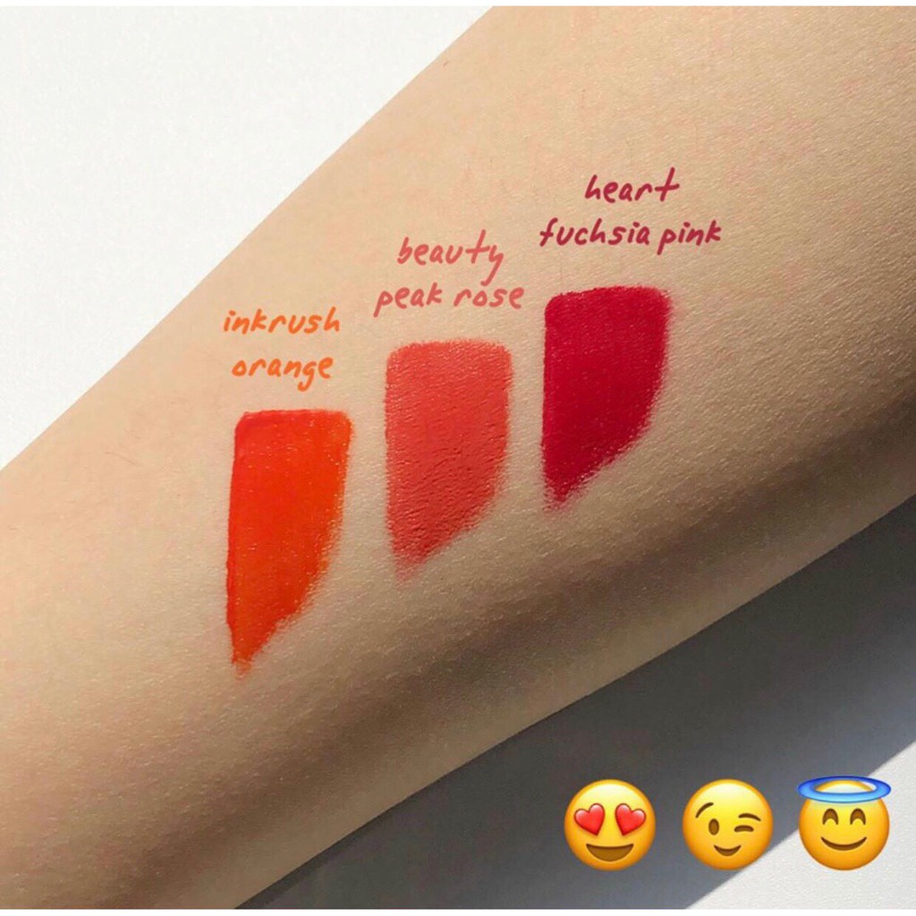 Cam kết chuẩn Auth Son Kem Ink Peripera Velvet 14 màu cam.