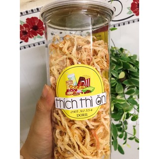 Mực xé sợi hấp nước dừa - hủ 300g