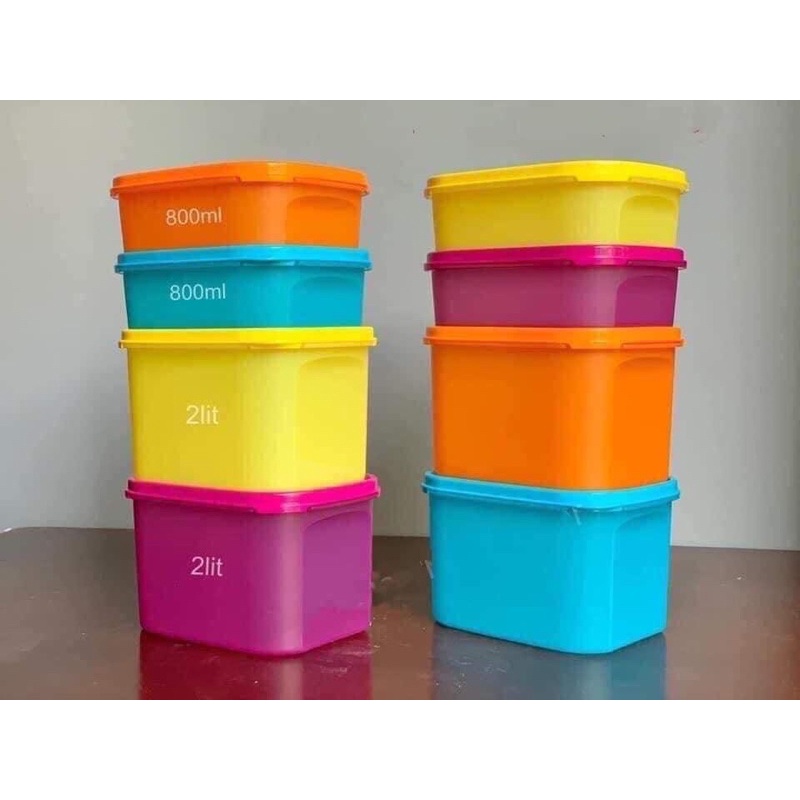 GIÁ XẢ-  SET 8 HỘP SẮC MÀU  TUPPERWARE VIỆT NAM