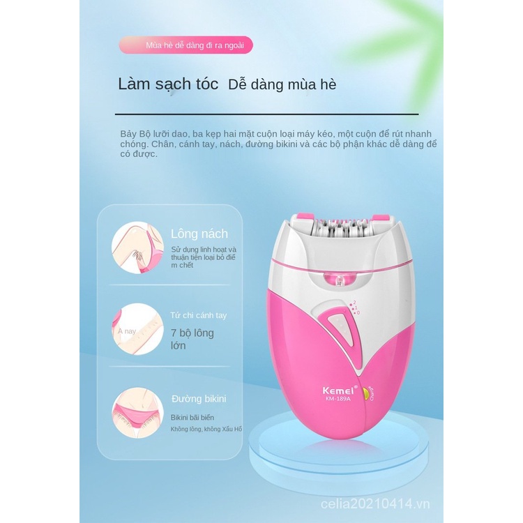 [Hàng mới về] Máy tẩy lông mặt chạy điện sạc bằng cổng usb tiện dụng