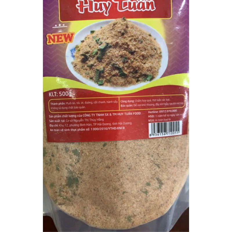 Muối Ớt Chua Ngọt Hảo Hảo Hãng Huy Tuấn Gói 200g -500g