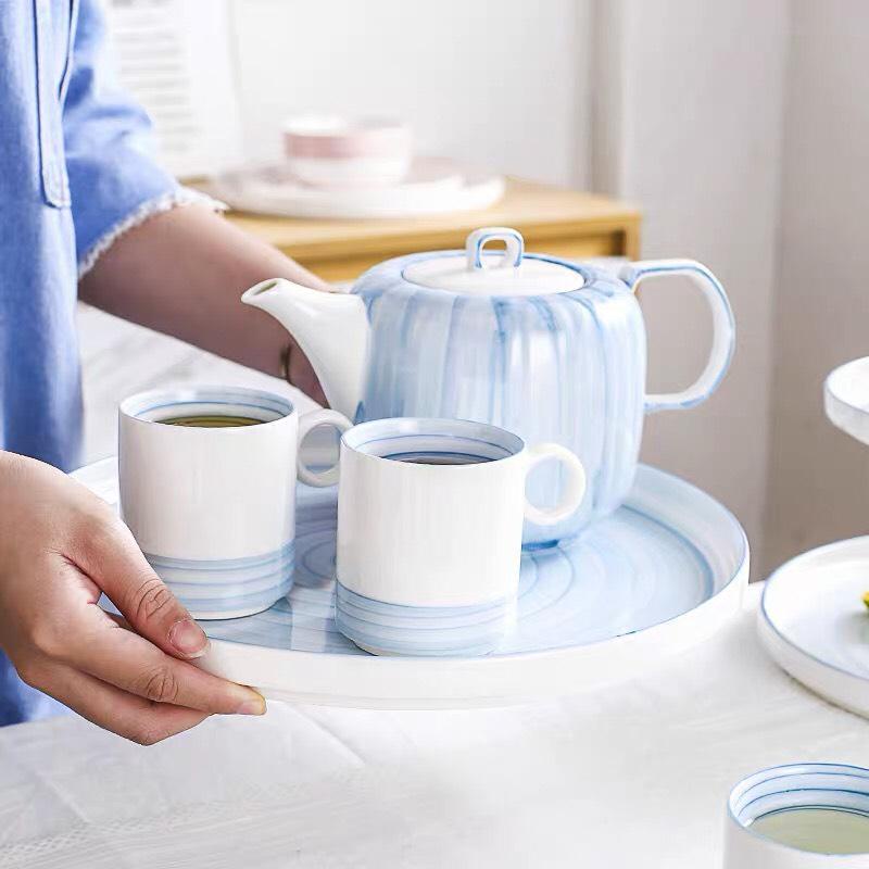 Ấm sứ, bình thủy tinh, cốc uống nước, chén trà lẻ món, ly tách