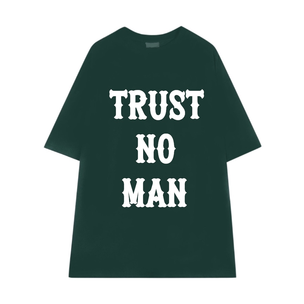 Áo Thun Tay Lỡ Xanh Lá EIGHTEEN TRUST các mẫu BIGOMALL - Áo Phông Nam Nữ Ulzzang Unisex Freesize Form Rộng 65kg
