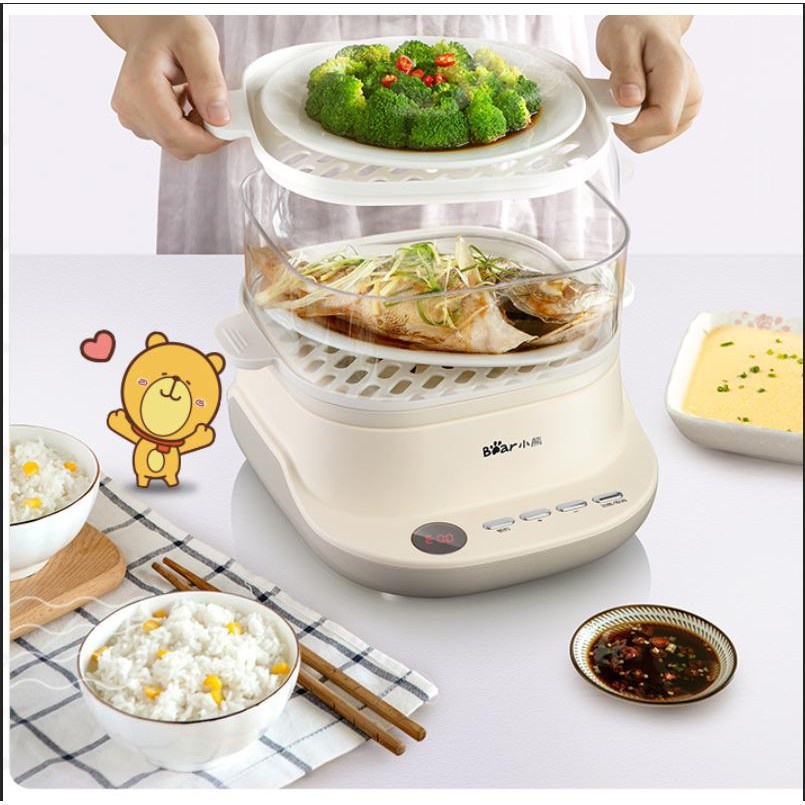CÓ SẴN-Nồi hấp 2 Tầng của Bear - Mẫu mới 2022