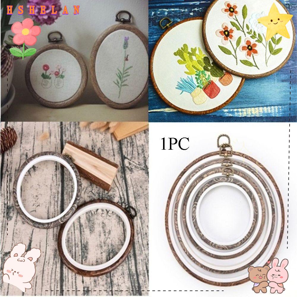 Khung Thêu Vòng Tròn Bằng Gỗ 12-29cm DIY