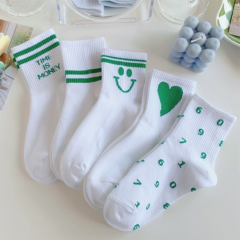 Vớ Thời Trang Mùa Hè In Họa Tiết Hoạt Hình Dễ Thương Phong Cách Hàn Quốc