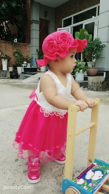 NÓN LEN CHO BÉ GÁI TỪ 1 ĐẾN 5 TUỔI