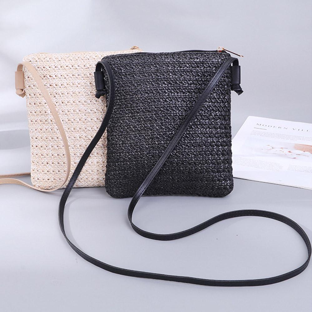 ESPO Túi Cói Đan Thủ Công Xinh Xắn Hợp Thời Trang Cho Bạn Gái