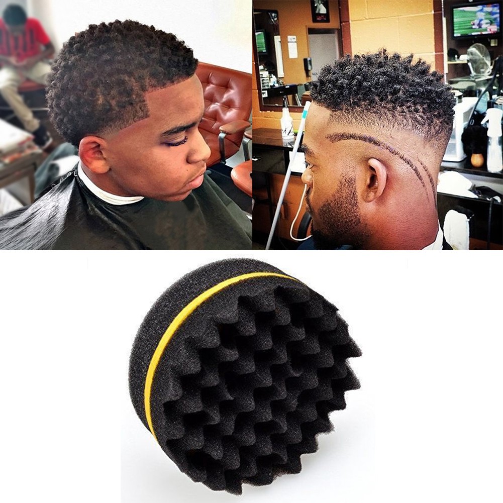 Mút xốp chải tóc hai mặt lượn sóng chải tóc Dreadlocks V08 chuyên dụng cho salon