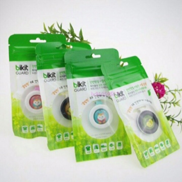 Huy hiệu Kẹp chống muỗi hương tinh dầu Bikit Guard an toàn cho bé
