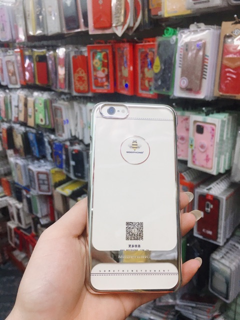 Ốp MEEPHONG lưng trong cứng viền màu iphone6/6s