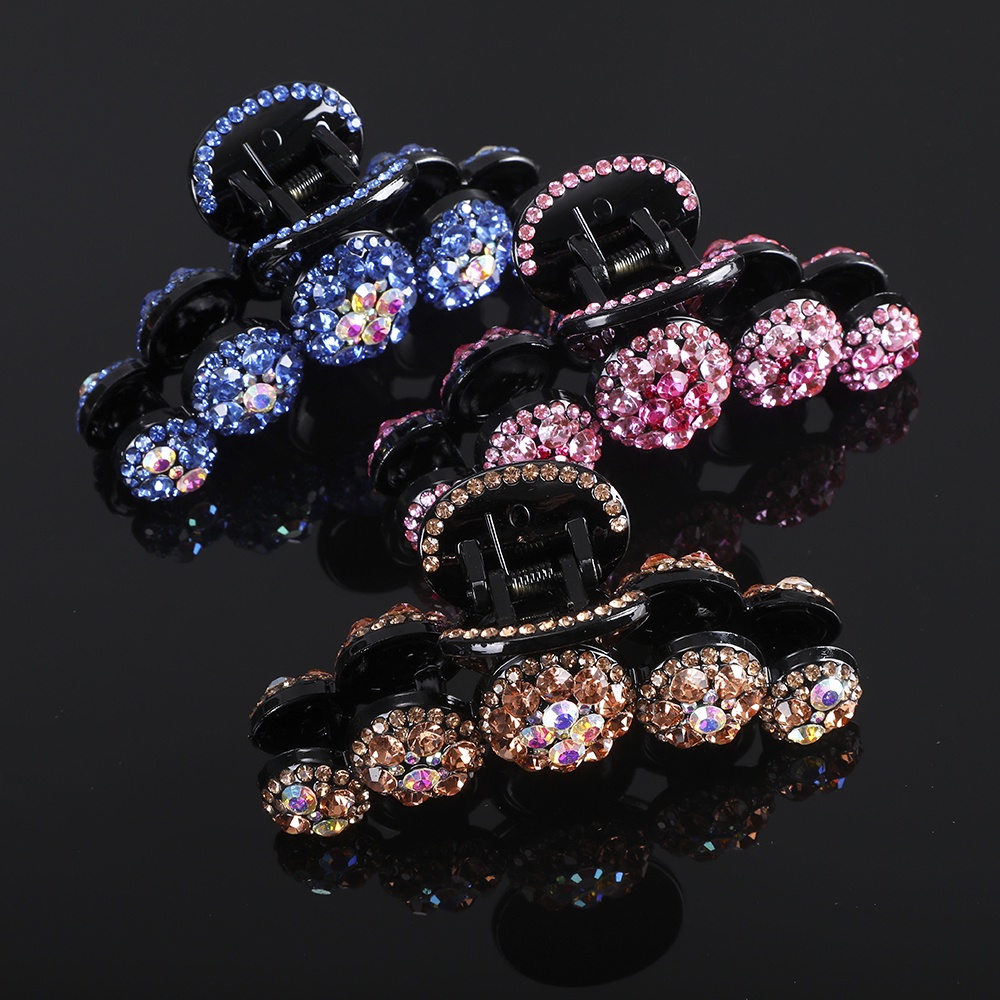 Haimeikang Hàn Quốc Rhinestone Kẹp tóc Acrylic Pha lê Kim cương Tóc Kẹp Nữ Thời trang Phụ kiện tóc