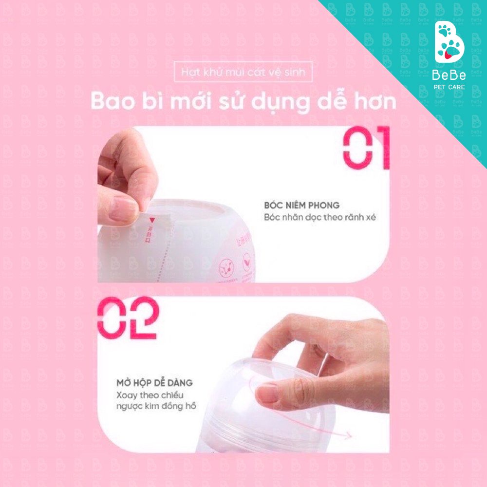 [Viên Thơm Khử Mùi CATURE ] Hạt Khử Mùi Cát Vệ Sinh Mèo