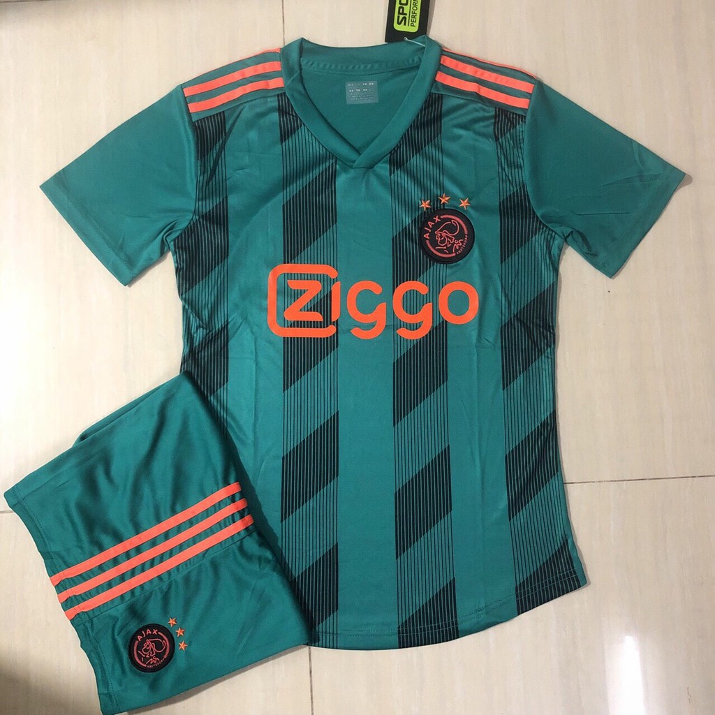 [RẺ VÔ ĐỊCH] Bộ Quần Áo Thun Nam Bóng Đá CLB AJAX Amsterdam Thun Lạnh Cao Cấp Thái Lan - Màu Xanh | BigBuy360 - bigbuy360.vn