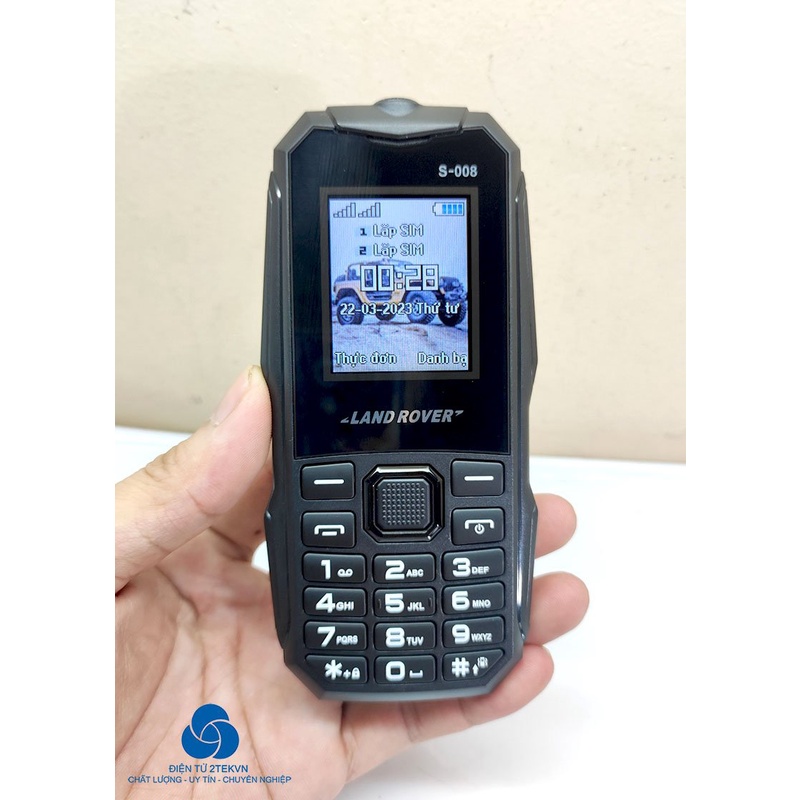 Điện thoại Land Rover S-008 2 sim 2 sóng loa to pin khủng bảo hành 1 năm