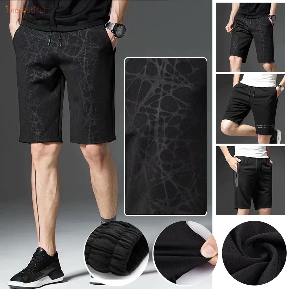 IMBUTFL-Men Beach Shorts Quick-drying Outdoor Fitness Sport Short Pant-Ready Stock