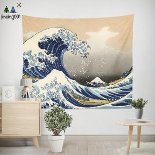Thảm treo tường họa tiết gợn sóng