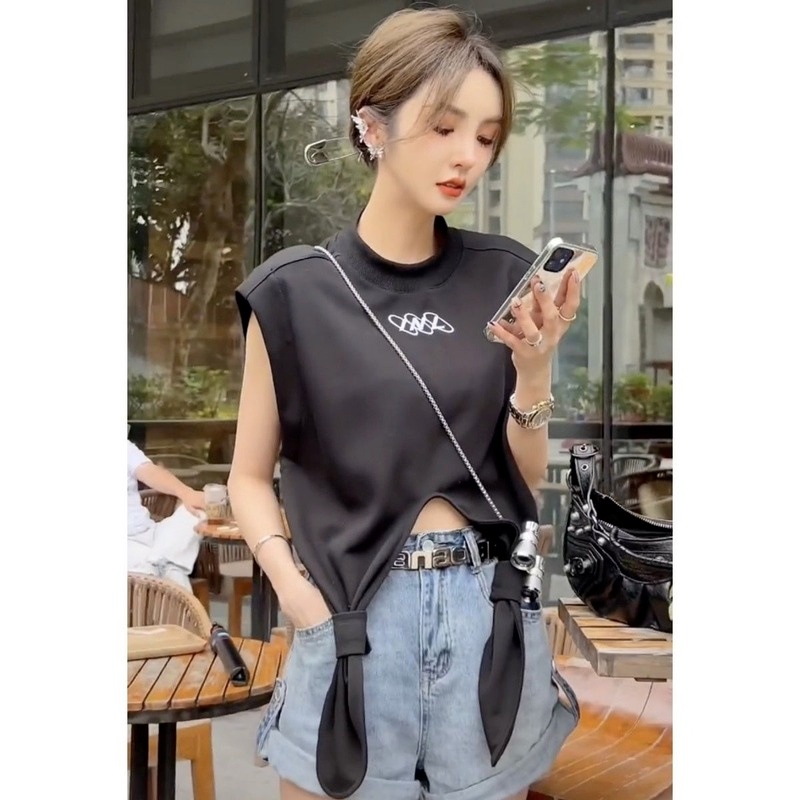 Áo không tay nữ Dáng Rộng Thời Trang Mùa Hè Cá Tính