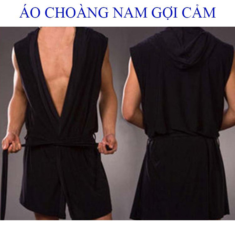 Áo choàng Nam mặc ngủ spa - A001