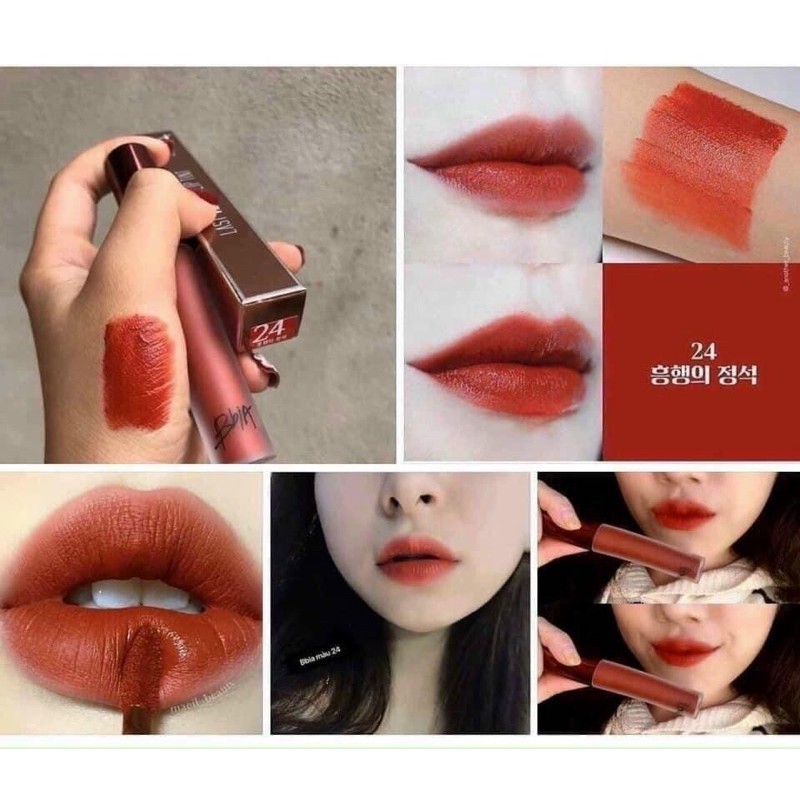 Son kem lì Bbia last velvet lip tint