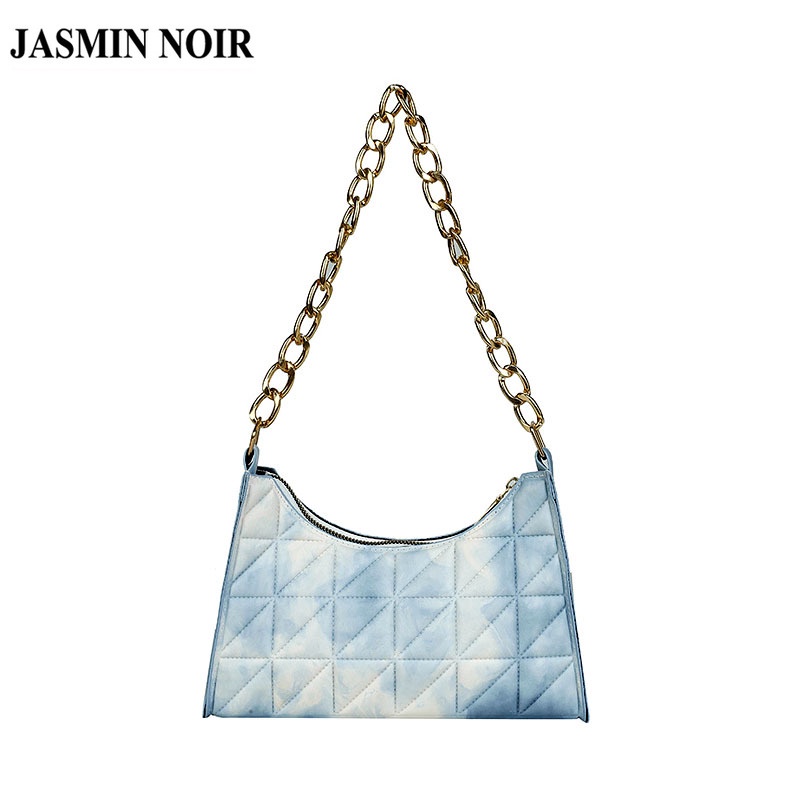 Túi Xách JASMIN NOIR Đeo Chéo Họa Tiết Sọc Caro Thời Trang Cho Nữ