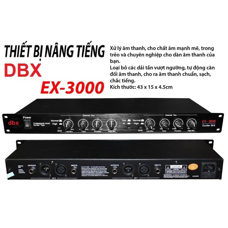 MÁY NÂNG TIẾNG DBX EX3000 loại 1 vỏ đỏ