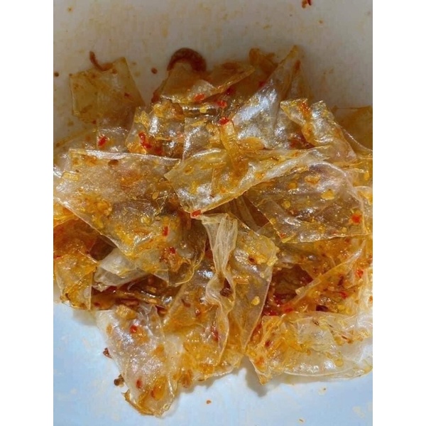 Bánh tráng ớt rim muối nhuyễn